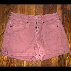 Red color shorts